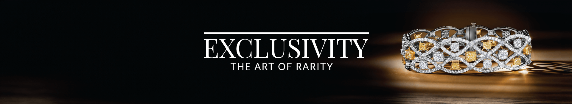 Intricate bracelet with yellow and white diamonds in a repeating lattice pattern, symbolizing exclusivity and craftsmanship from Le Vian’s Art of Rarity collection.