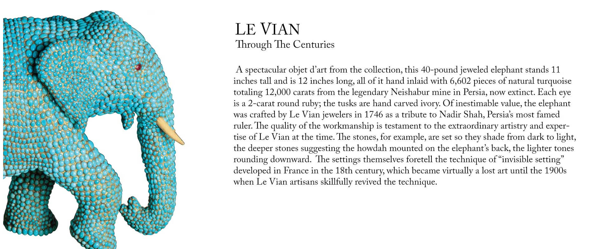 Le Vian Through the centuries